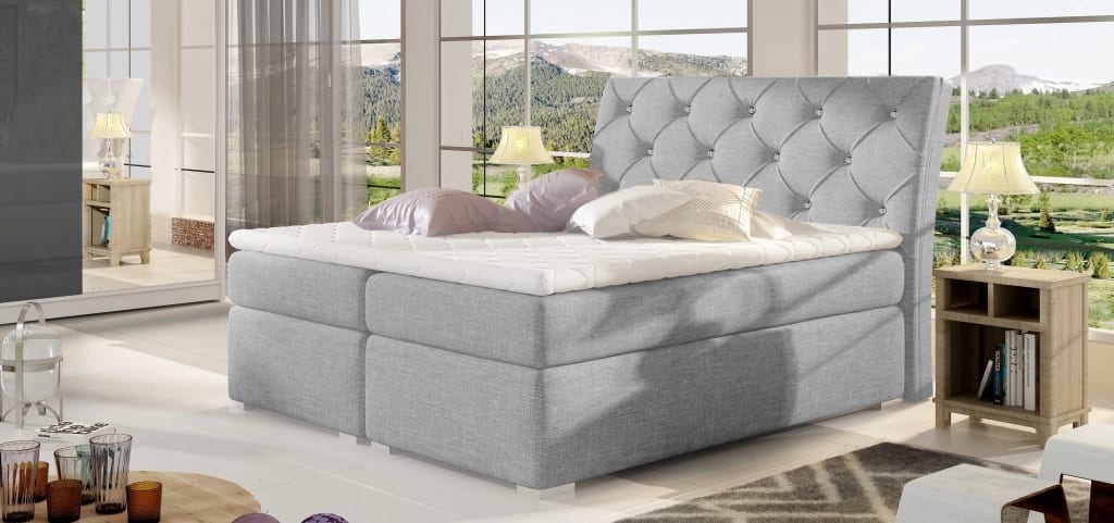 Balvin Continental Bed With Container 180x200cm