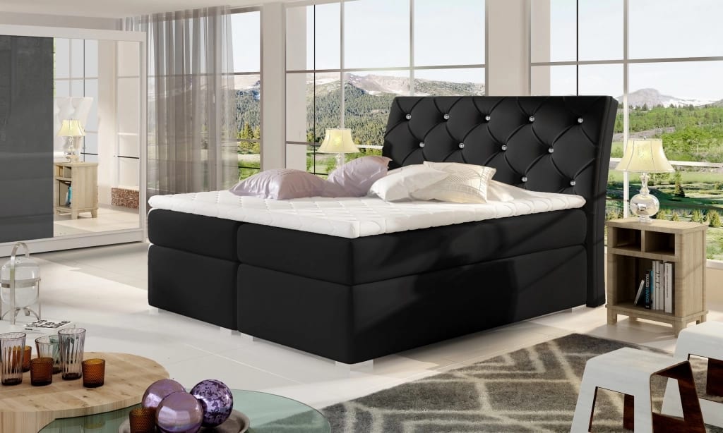 Balvin Continental Bed With Container 180x200cm