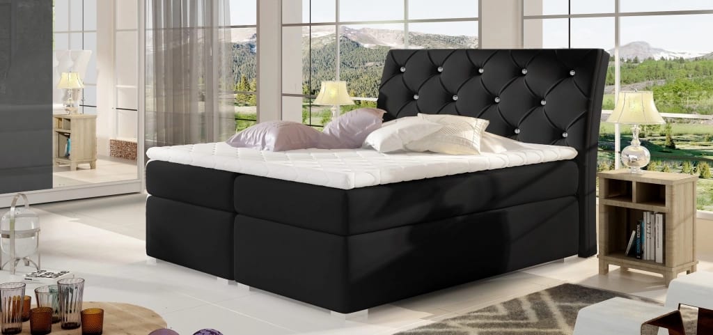 Balvin Continental Bed With Container 180x200cm