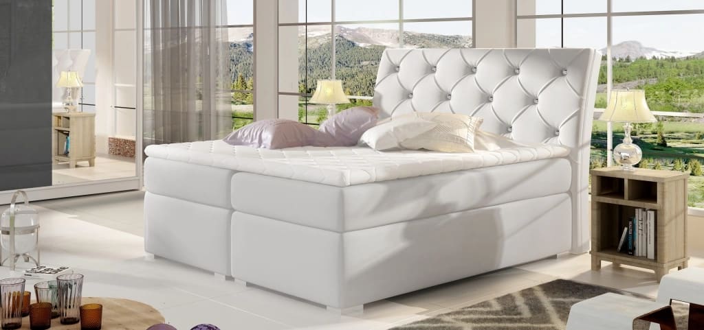 Balvin Continental Bed With Container 140x200cm