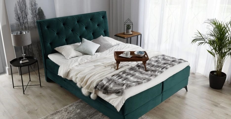 Laos Continental Bed With Container 160x200cm