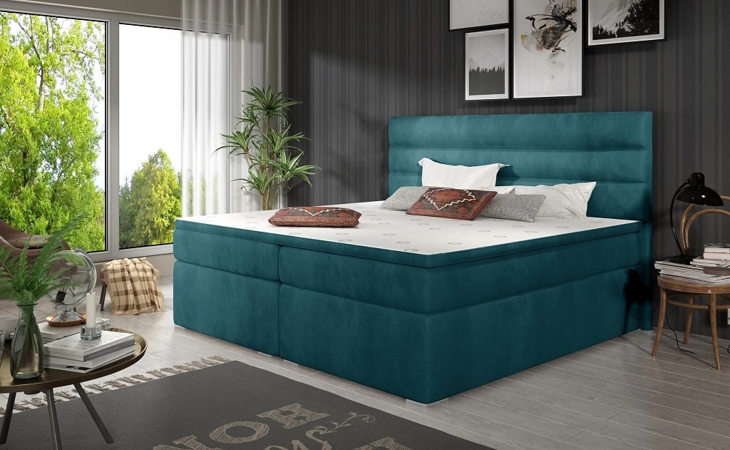 Softy Continental Bed With Container 160x200cm