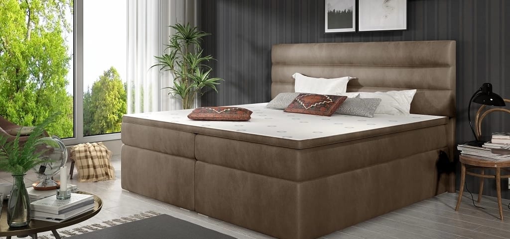 Softy Continental Bed With Container 180x200cm