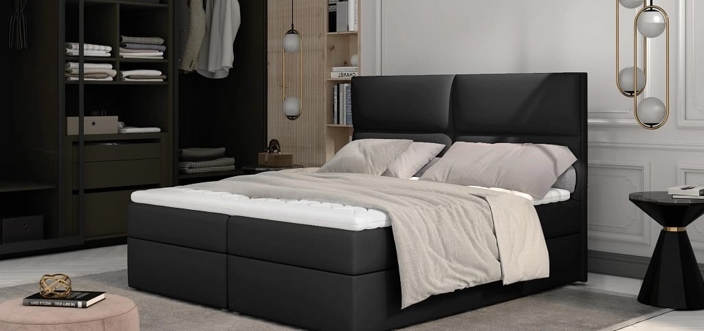 Amber Continental Bed With Container 160x200