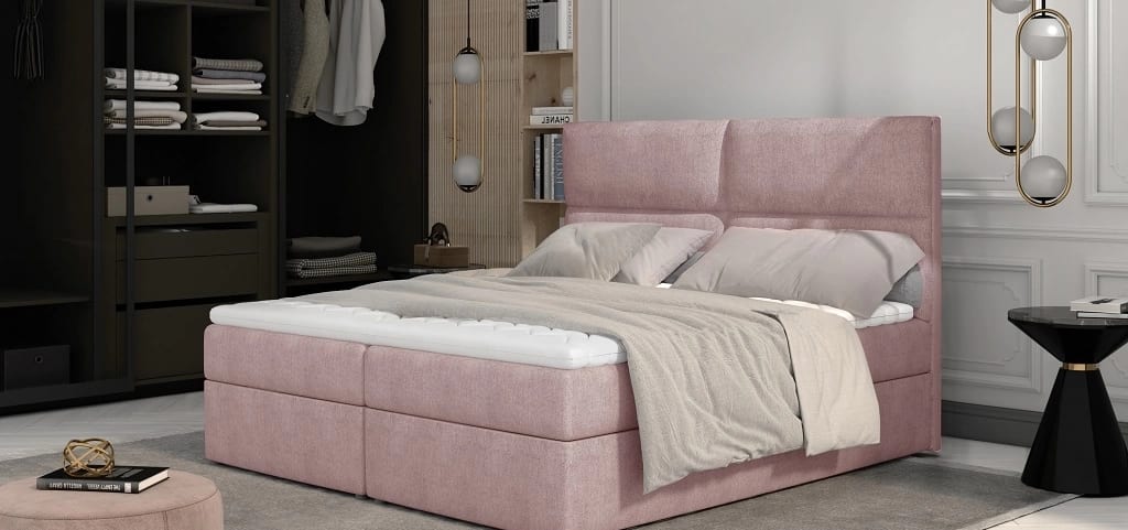 Amber Continental Bed With Container 160x200