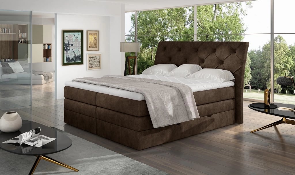 Mirabel Continental Bed With Container 180x200cm