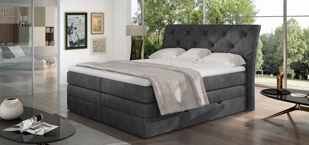 Mirabel Continental Bed With Container 140x200cm