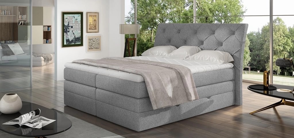 Mirabel Continental Bed With Container 140x200cm