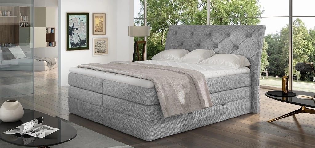 Mirabel Continental Bed With Container 160x200cm