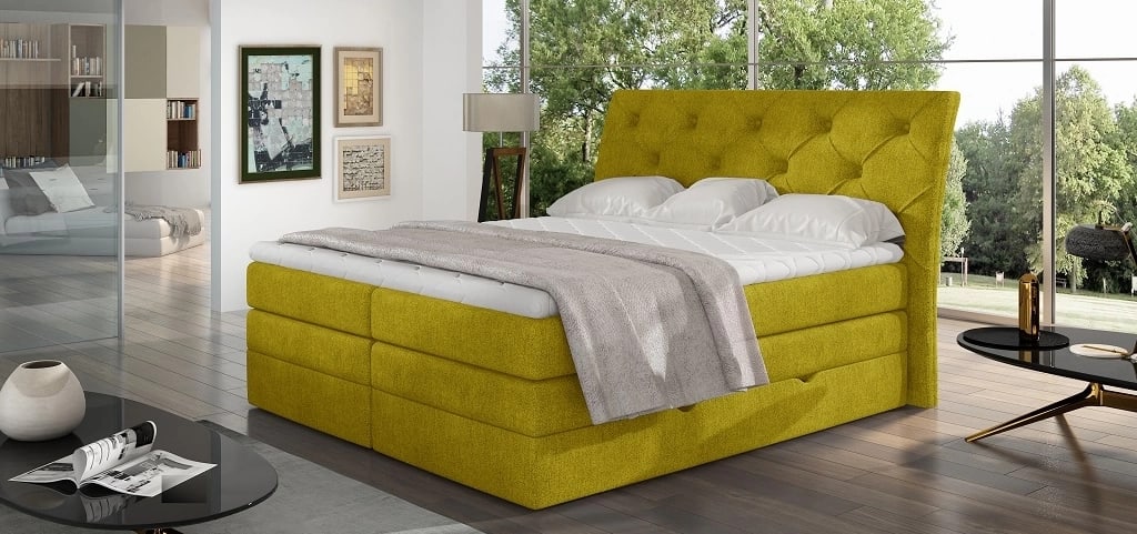 Mirabel Continental Bed With Container 140x200cm