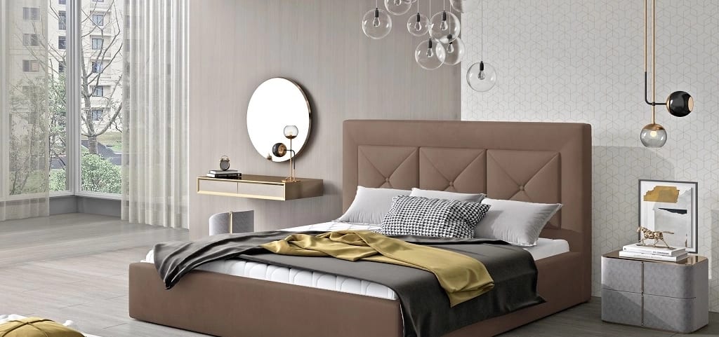 Cloe Upholstered Bed With Container 200x200