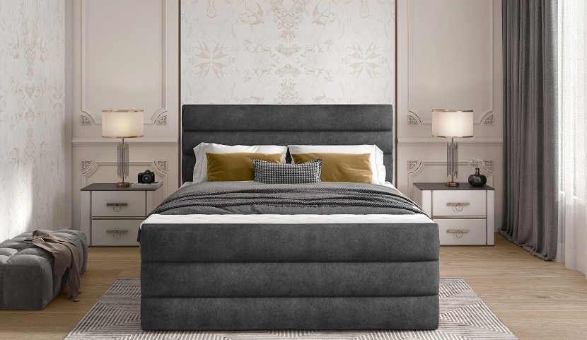 Cande Continental Bed With Container 140x200