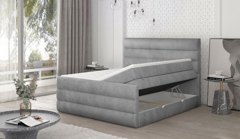 Cande Continental Bed With Container 140x200