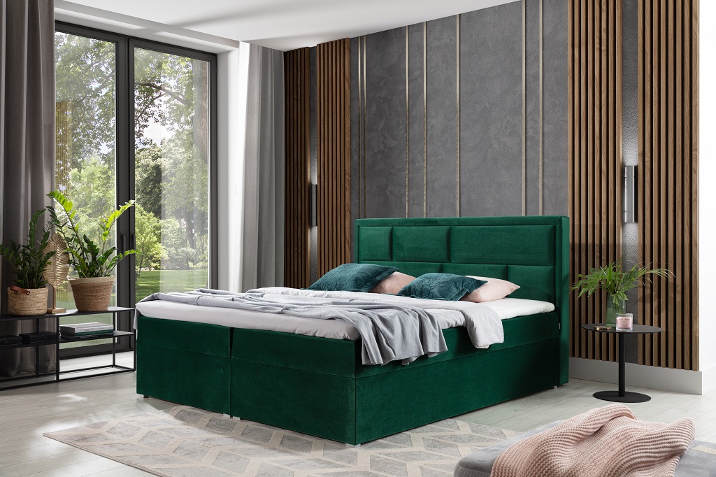 Meron Continental Bed With Container 140x200cm