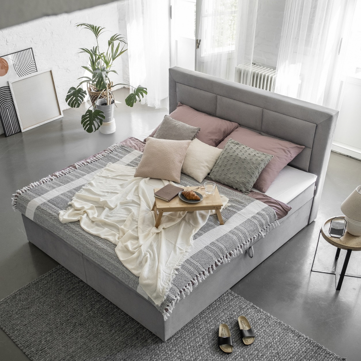 Vivre Continental Bed With Container 180x200cm