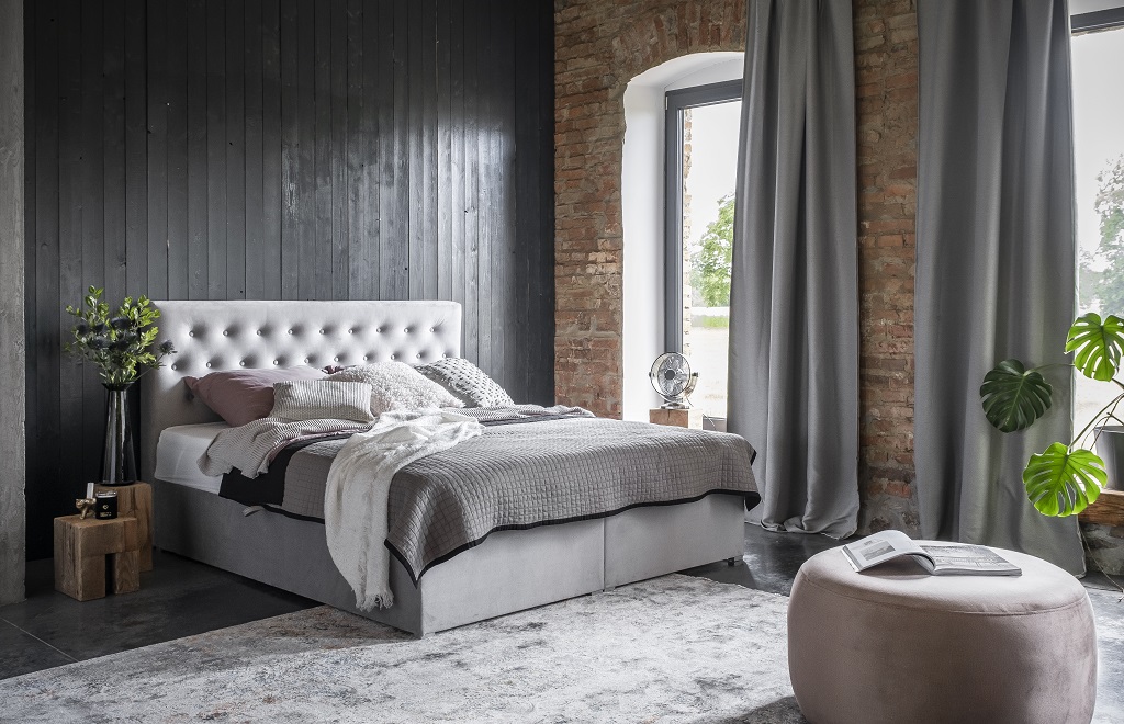 Loree Continental Bed With Container 180x200cm