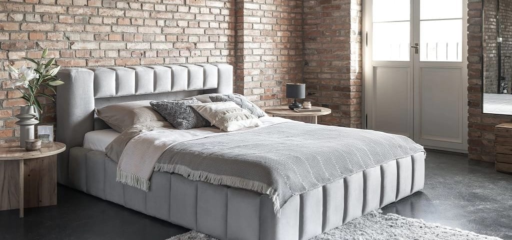 Lamica Upholstered Bed With Container 160x200