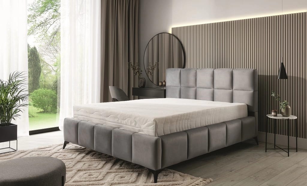 Mist Upholstered Bed With Container 180x200 cm