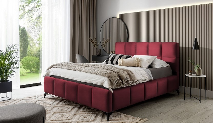 Mist Upholstered Bed With Container 140x200 cm