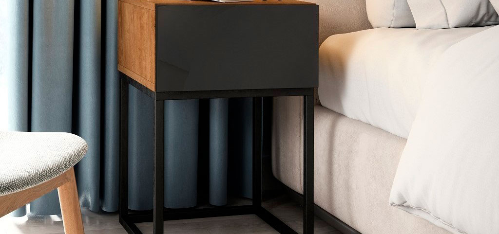 Bedside table Avorio 