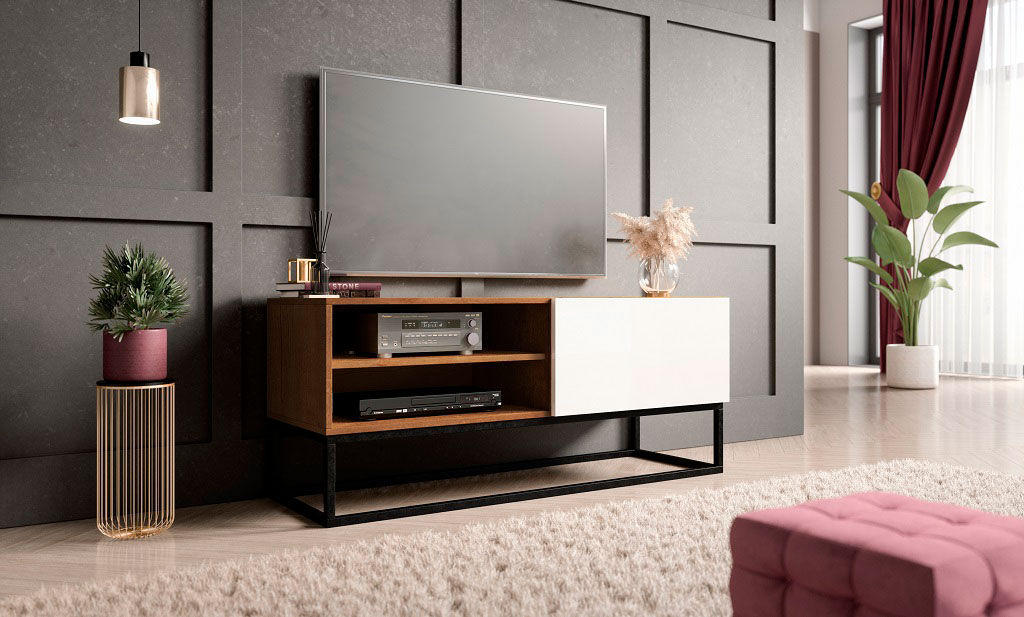 Media Cabinet Avorio