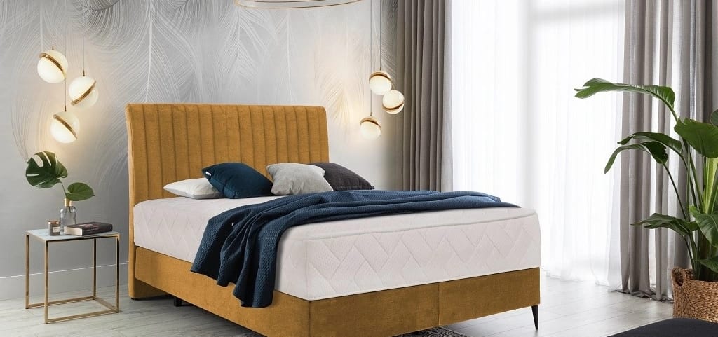 Continental bed with a higher standard Blanca 180x200cm