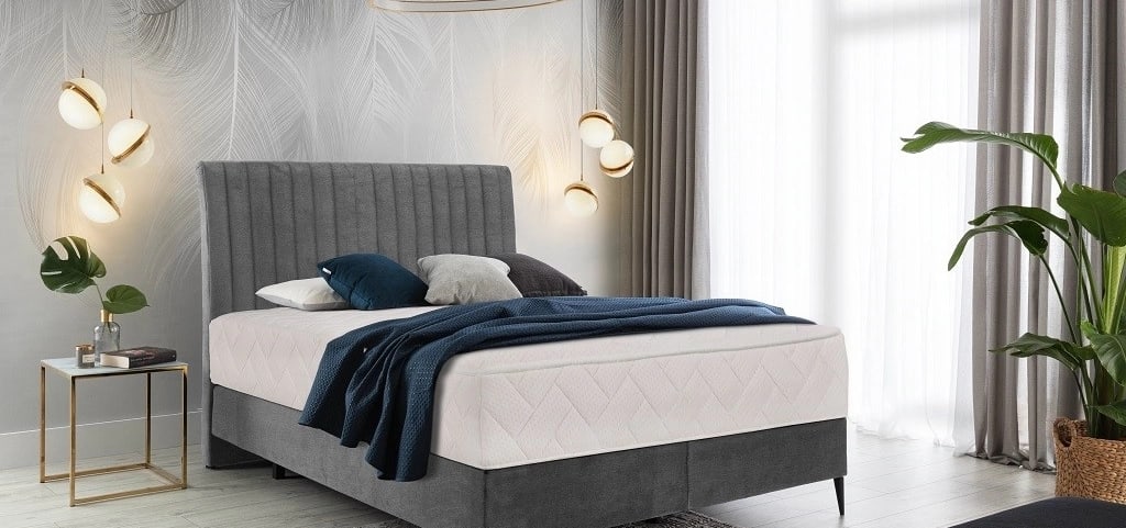 Continental bed with a higher standard Blanca 180x200cm