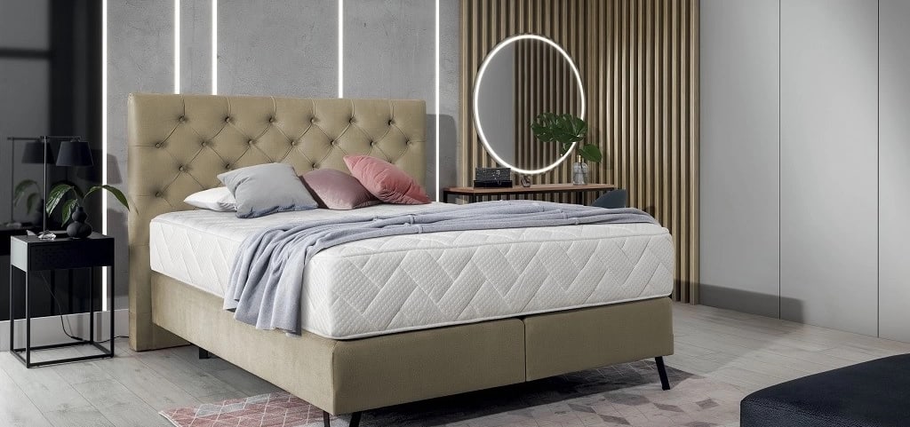 Continental Bed With A Higher Standard Cortina 140x200cm