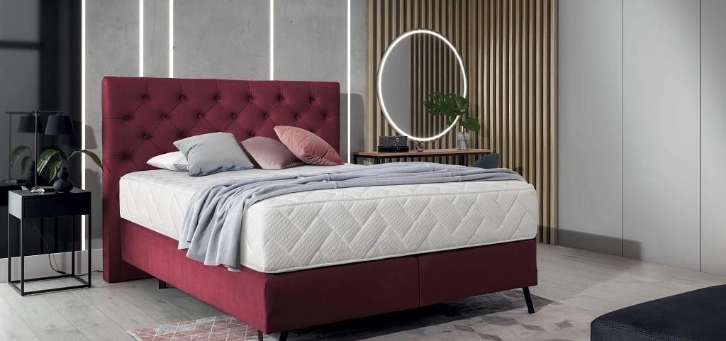 Continental Bed With A Higher Standard Cortina 160x200cm