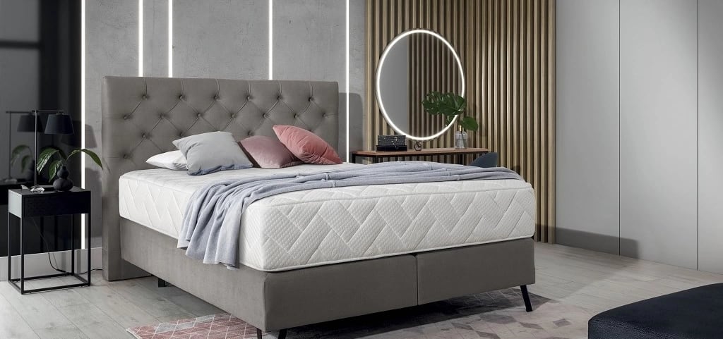 Continental Bed With A Higher Standard Cortina 160x200cm