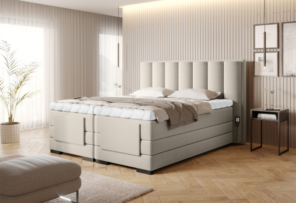 Continental Bed With Electric Adjustment Veros 140x200cm 