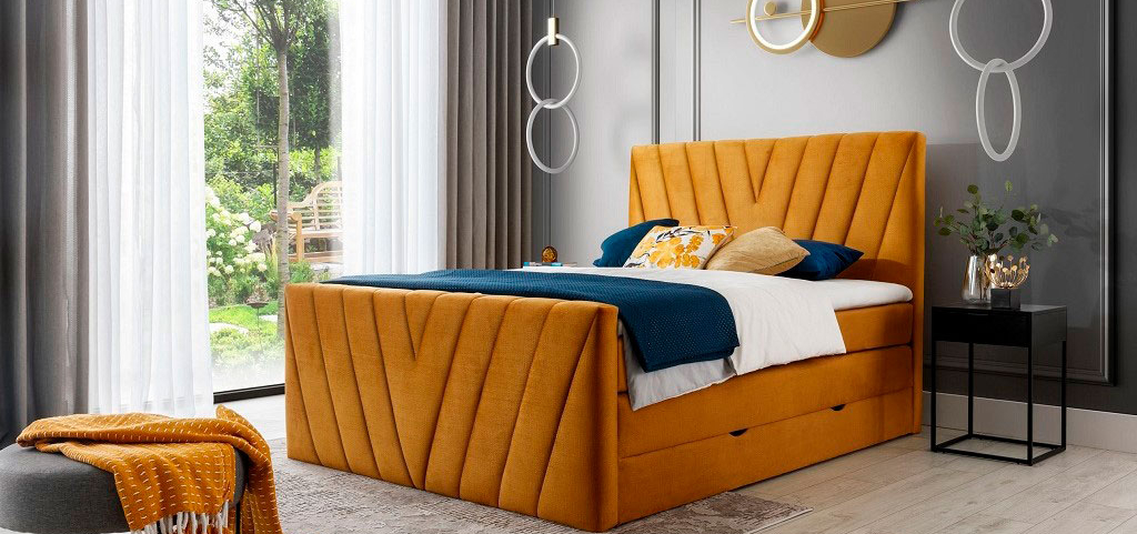 Candice Continental Bed With Container 160x200cm