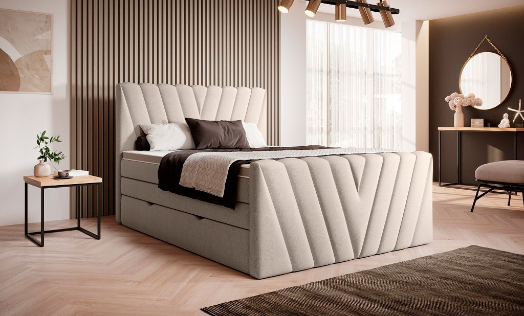 Candice Continental Bed With Container 160x200cm