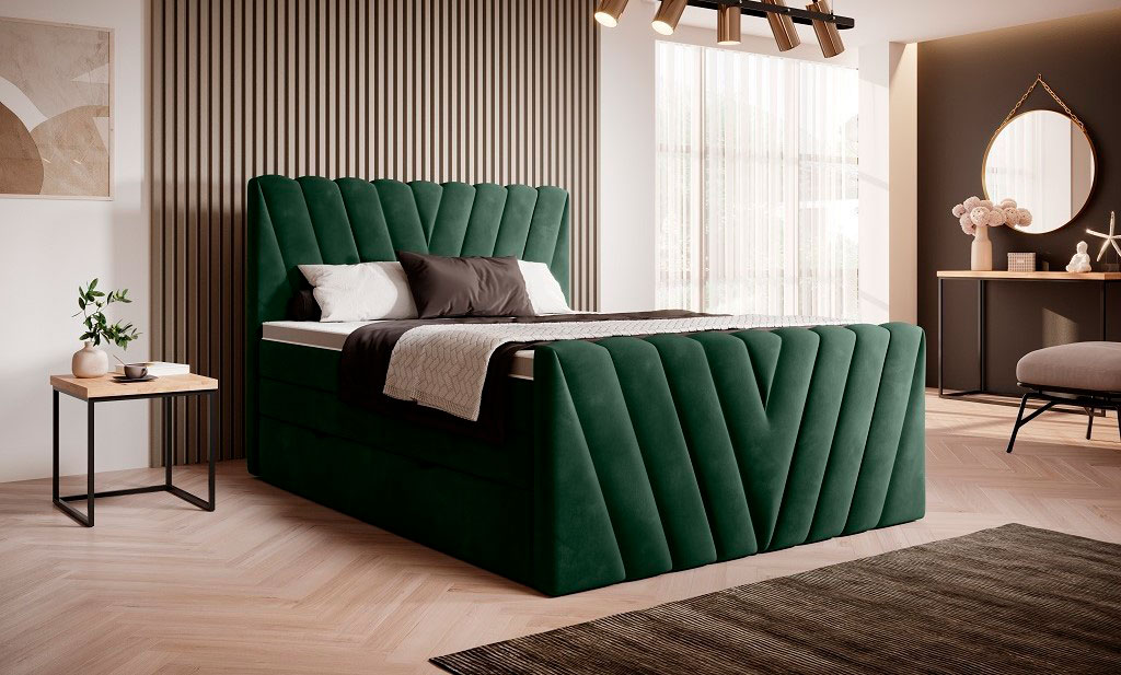 Candice Continental Bed With Container 160x200cm