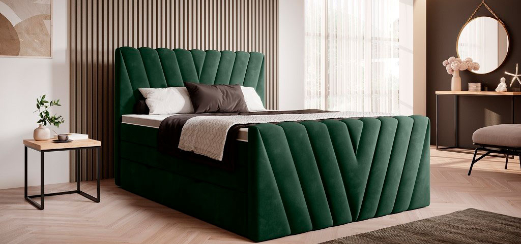 Candice Continental Bed With Container 160x200cm