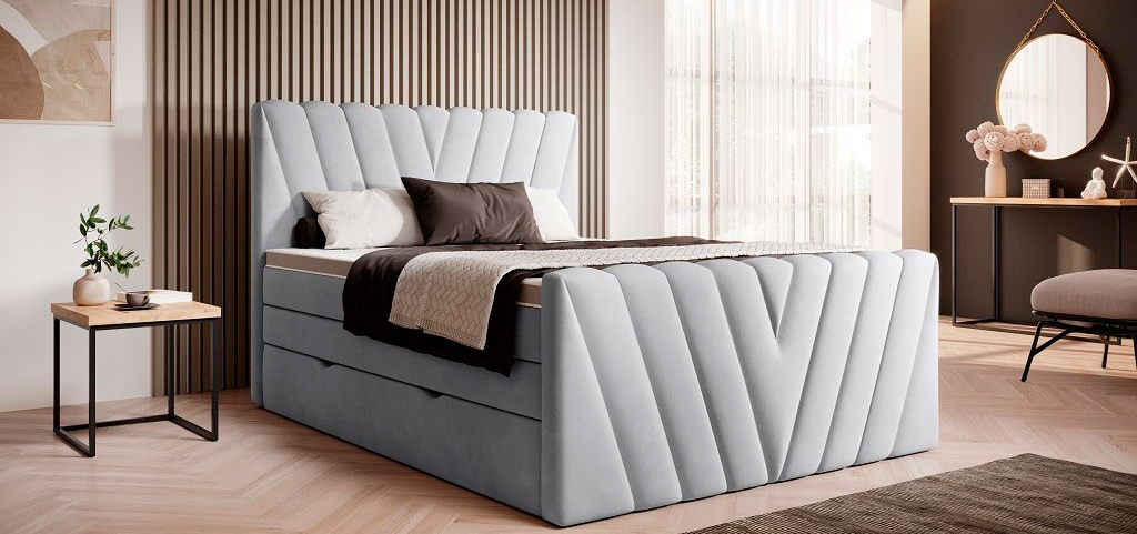 Candice Continental Bed With Container 160x200cm