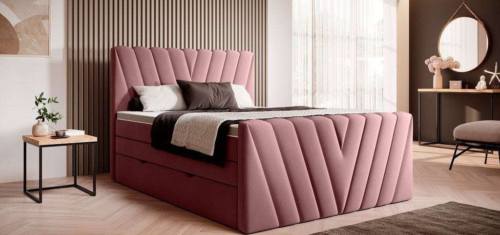 Candice Continental Bed With Container 160x200cm