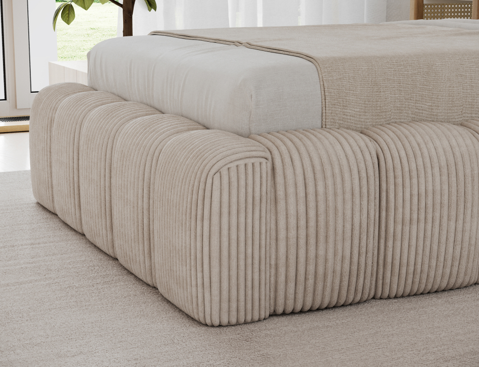 Lamica Upholstered Bed With Container 90x200