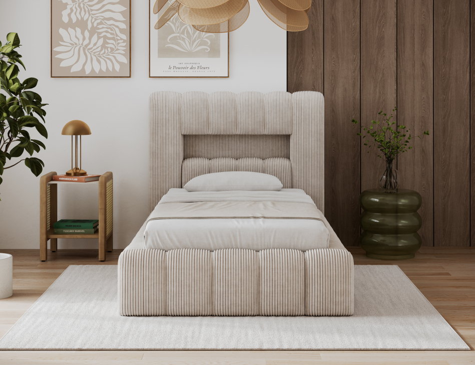 Lamica Upholstered Bed With Container 90x200