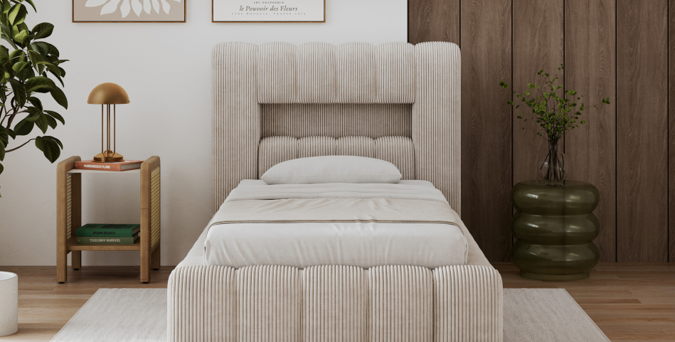 Lamica Upholstered Bed With Container 90x200