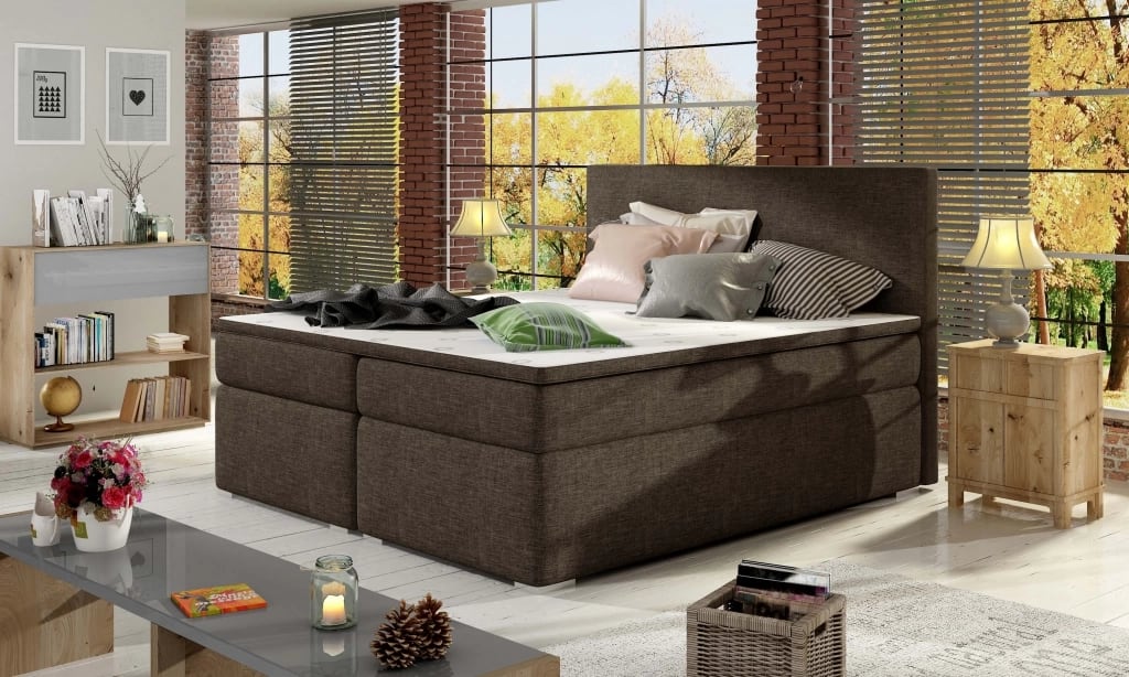 Divalo Continental Bed With Container 140x200 cm