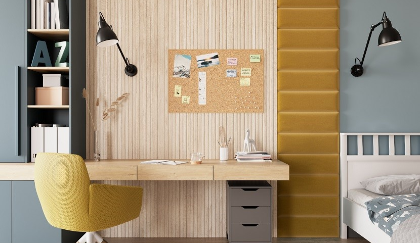 Quadratta 50x240cm Upholstered Panel Set