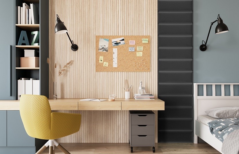 Quadratta 50x240cm Upholstered Panel Set