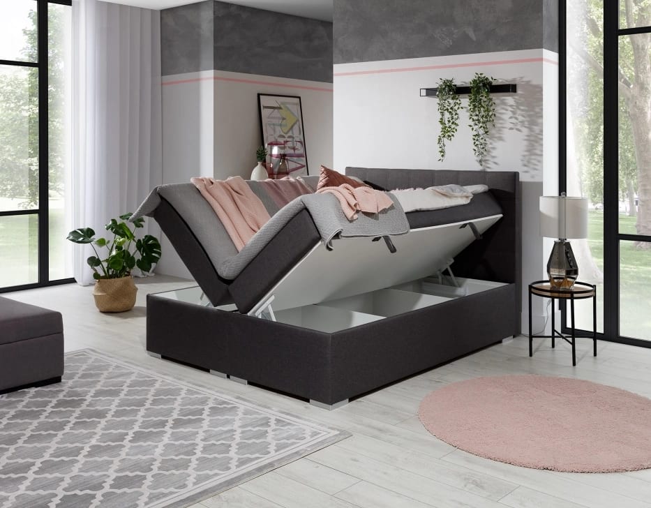 Alice Continental Bed With Container 140x200