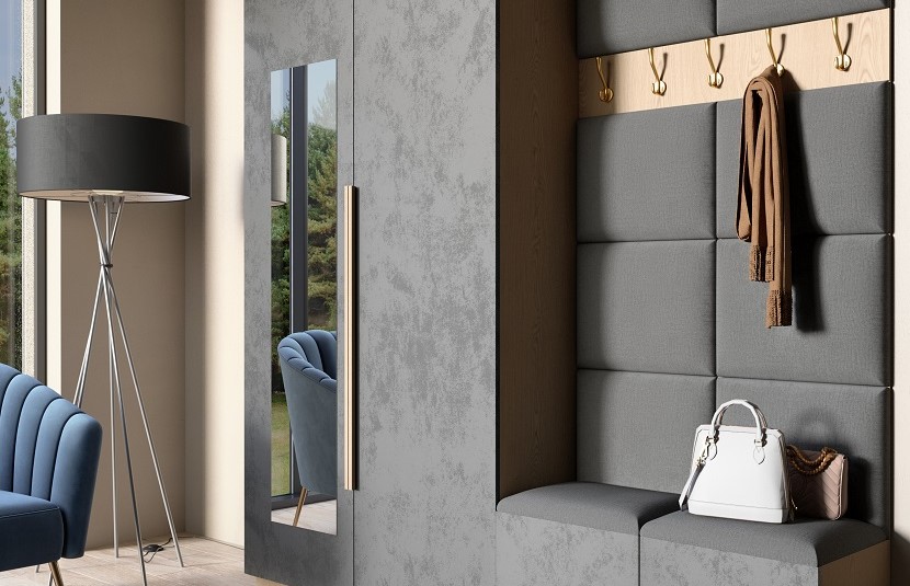 Quadratta 100x200cm Upholstered Panel Set