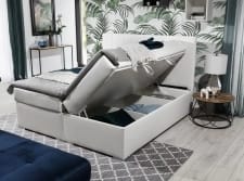 Bolero Continental Bed With Container 140x200cm