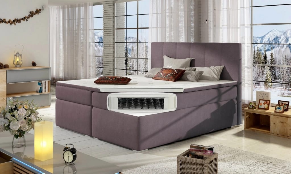 Bolero Continental Bed With Container 160x200cm