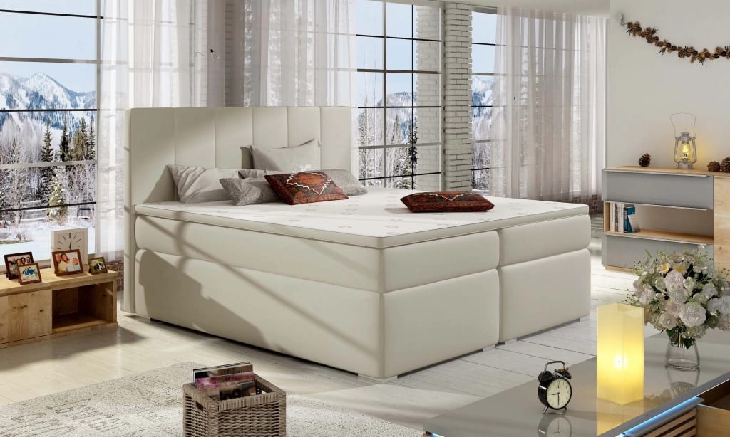 Bolero Continental Bed With Container 160x200cm