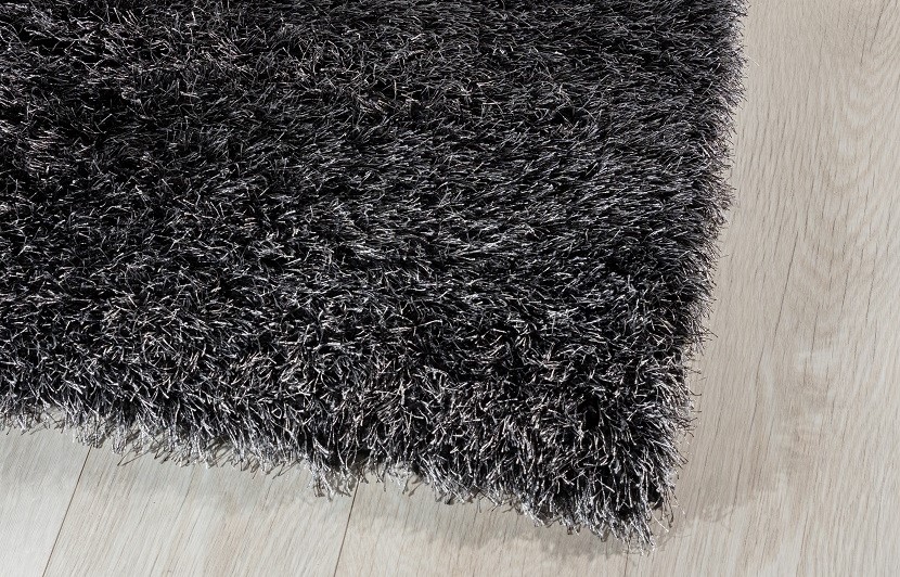 Blodwen Black living room rug 120x180cm