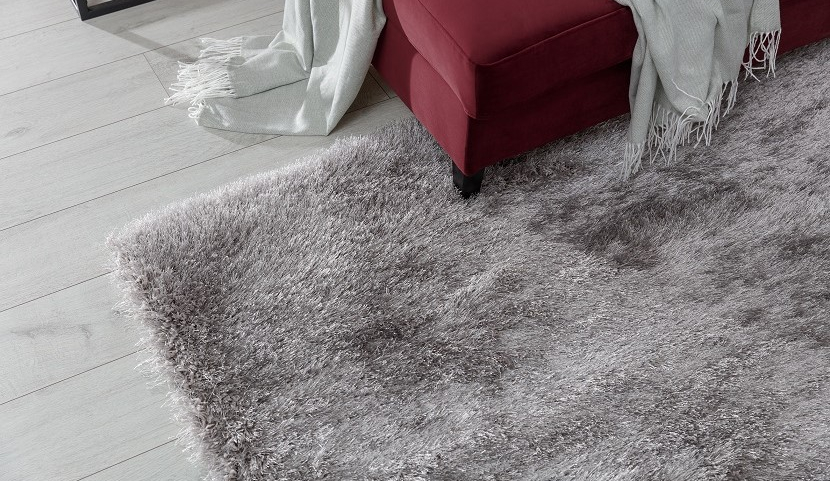 Blodwen Grey living room rug 160x220cm